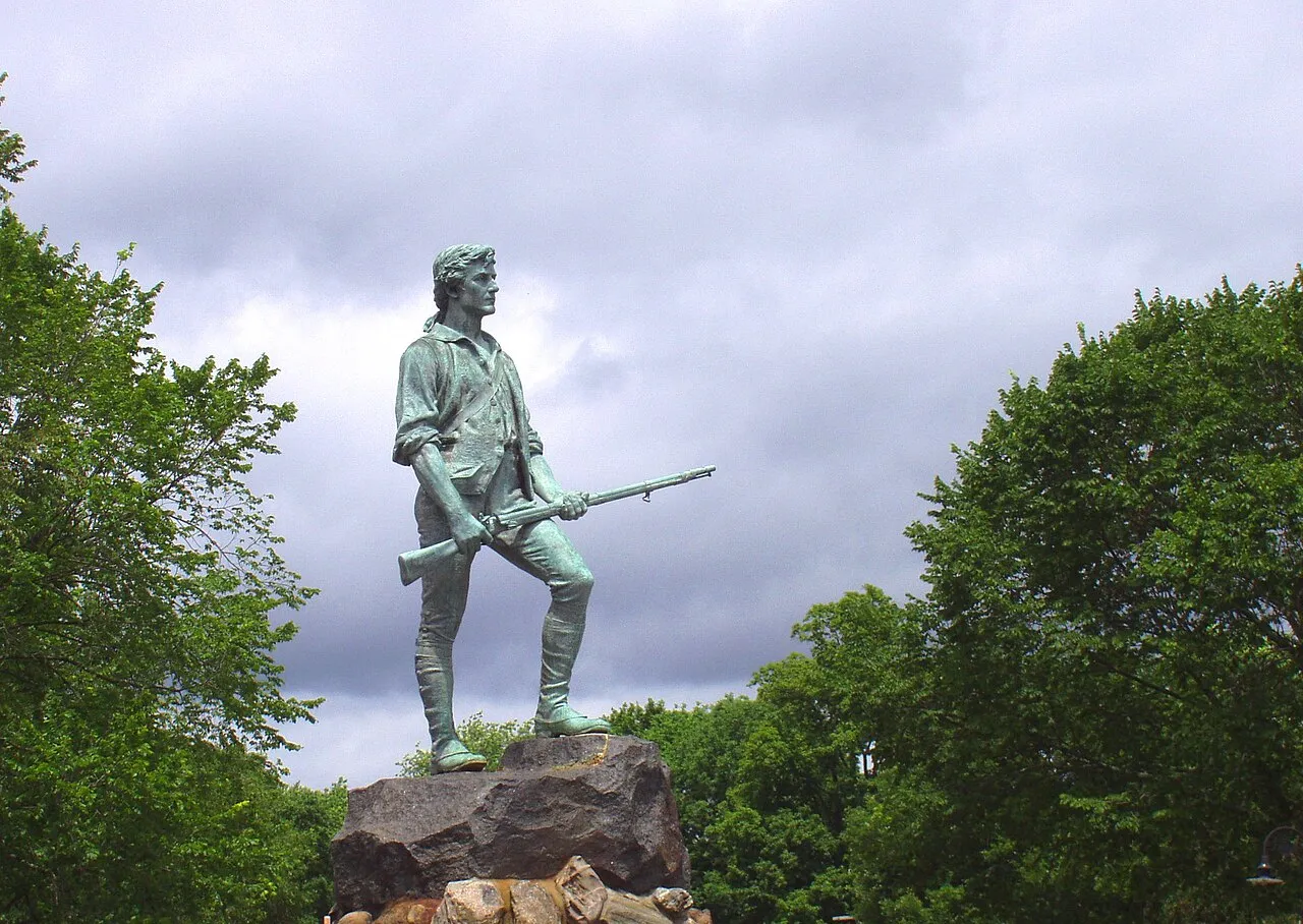 The Minuteman statue, Lexington, Massachusetts
